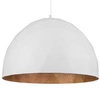 Lampa wisząca DIAMENT biało - miedziana 50cm