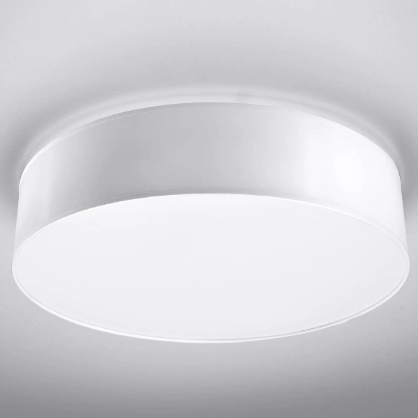 Plafon Arena 45 trzy punktowy stal biała PVC 15W LED, SL.0126