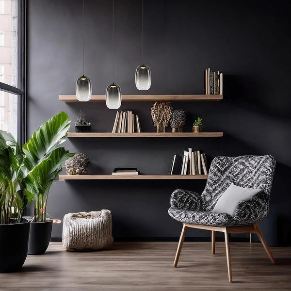 Lampa wisząca VASO 3 SMOKED 4W