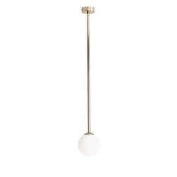 Aldex Lampa sufitowa PINNE LONG GOLD 1080PL_G30_L, złoty/biały, 1x40W E14