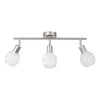 Lampa Sufitowa Sara 3xE14 Max.40W Metal Satin/Białe Szkło 2841032