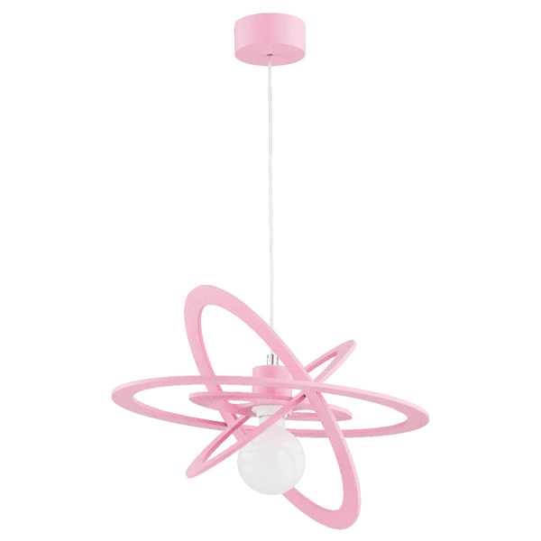 Lampa wisząca ALFA ORLANDO RÓŻOWA 1xE27 34cm | 62139