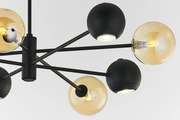 Nowoczesny Żyrandol MOKA wys. 47-69cm 4xG9 4xGU10
14W IP20 | Czarny