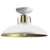 Lampa sufitowa FELIX WHITE/GOLD 1xE27