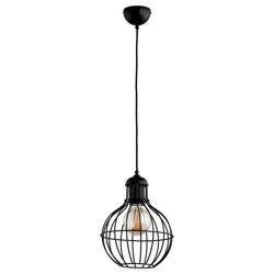 Lampa sufitowa GRENADA I czarny śr. 25cm