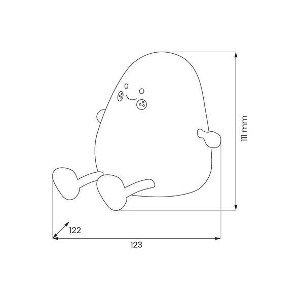 Lampka dziecięca MANGO