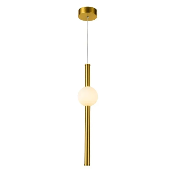 Lampa wisząca HALLING śr. 12cm 10W LED ciepła biel 3000K | miedziany