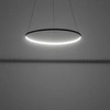 Lampa wisząca CIRCOLO LED szer. 60cm 21W barwa ciepła 3000K | czarny 10812