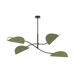 Lampa sufitowa Emibig LOTUS 4 BL GREEN 1461/4