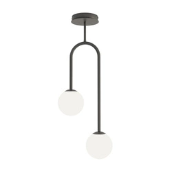 Lampa sufitowa Emibig ATRIA 2 BL OPAL 1383/2
