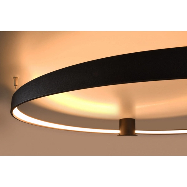 Nowoczesny plafon RIO 110 LED czarny 70W barwa ciepła 3000K TH.134