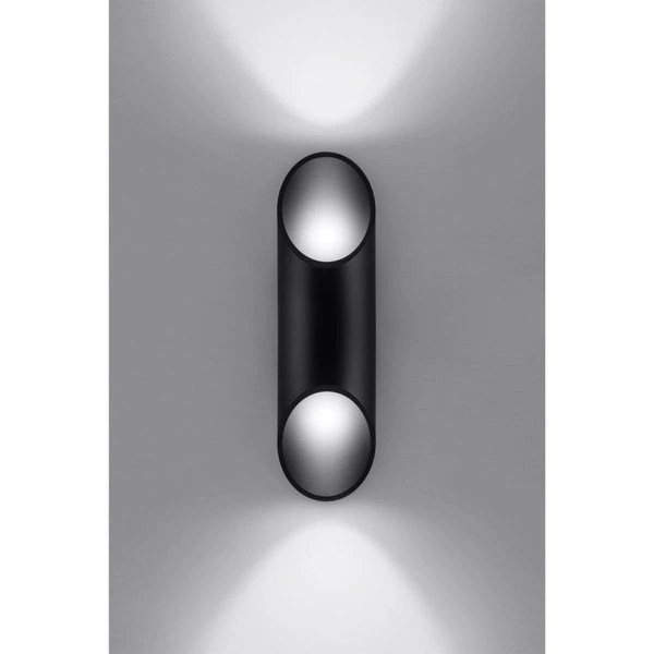Kinkiet Sollux PENNE 30 aluminium czarny 12W LED, SL.0114