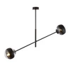Lampa sufitowa Emibig LINEAR 2 Czarny/STRIPE 1168/2