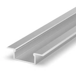 Profil LED P6-2 wpuszczany 100cm szer. 13mm | do osłonek C13 | srebrny