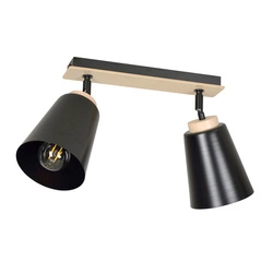 Lampa sufitowa Emibig ATLAS 2 Czarny 725/2