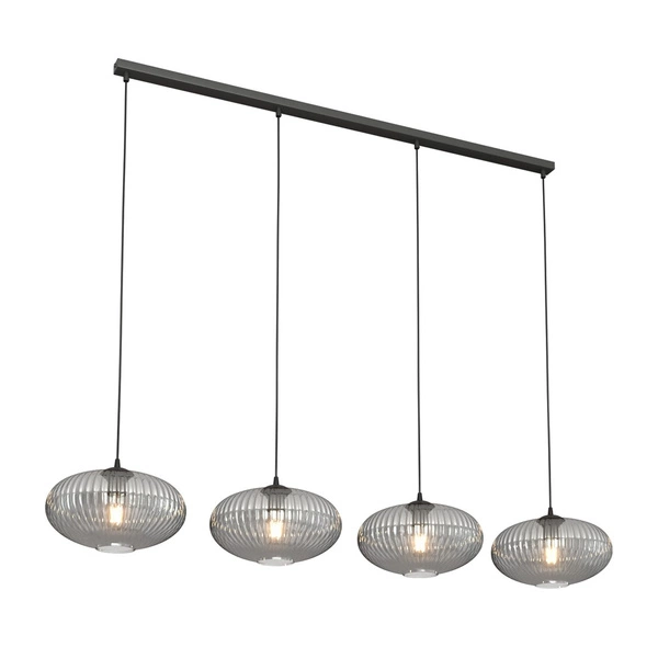 Lampa wisząca Emibig COCO 4 BL GRAFIT 1377/4
