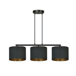 Lampa wisząca Emibig HILDE 3 BL Czarny 1054/3