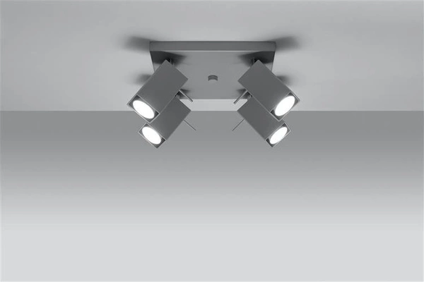 Plafon MERIDA 4 Szary