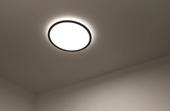 Lampa sufitowa LivaSmart LED 2700-6500K Biała zmienna (CCT) Plastik | Czarny