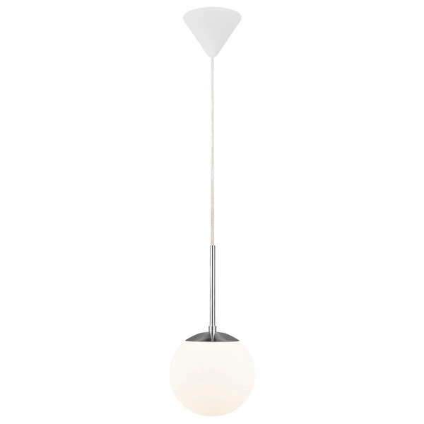 Lampa wisząca CAFE E27 15W Szkło | Biały opal