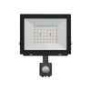 NOCTIS LUX 4 NAŚWIETLACZ 50W NW 230V IP44 176x221x53mm CZARNY czujnik ruchu PIR