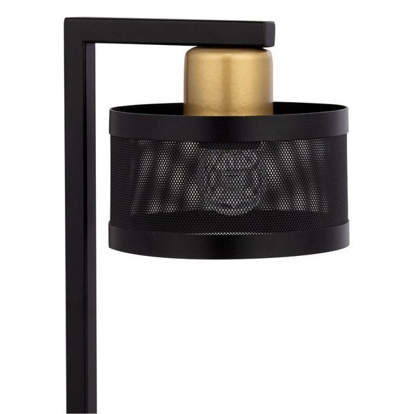 Nowoczesna lampka biurkowa stołowa nocna OFF LAMPKA czarny/złoty 50233