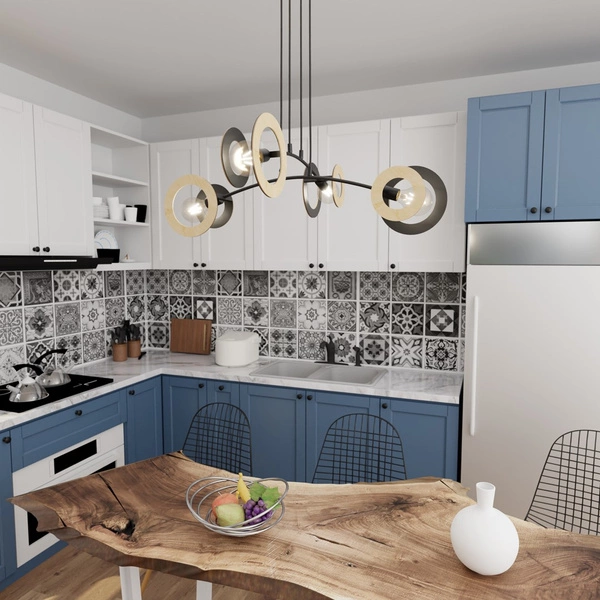 Lampa wisząca Emibig SKIVA 4 BL 1409/4