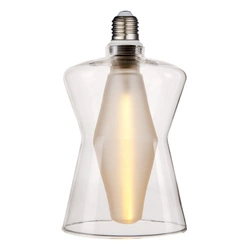 Żarówka Deco E27 2700K Biała ciepła Szkło | Przezroczysty