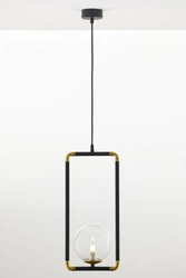 Nowoczesna Lampa wisząca ZAFRA wys. 52-120cm 1xG9 14W IP20 | Złoty