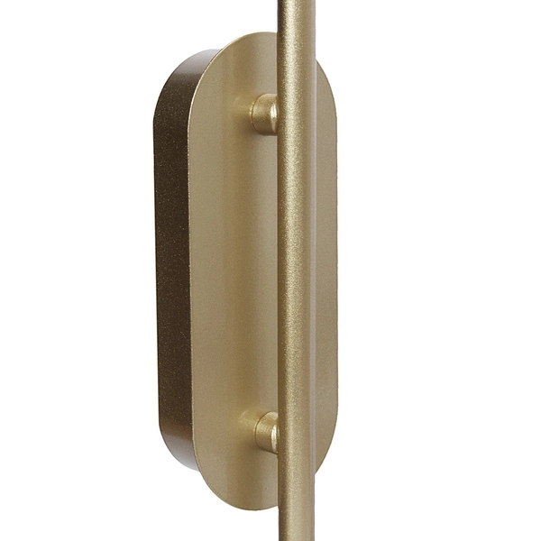 Lampa Dekoracyjna Ścienna Kinkiet Szklana AM204 1xE14 Złota Regina