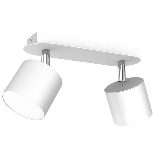 Lampa sufitowa DIXIE WHITE 2x GX53 szer. 24cm | biały