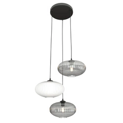 Lampa wisząca Emibig COCO 3 BL PREM MIX 1378/3PREM