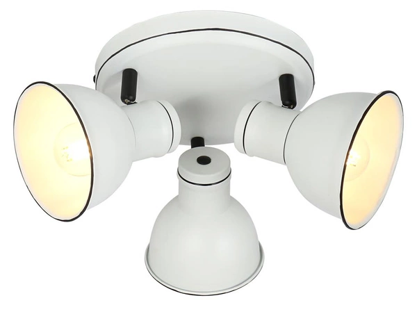 Lampa sufitowa ZUMBA 3xE14 biały/czarny 98-72160