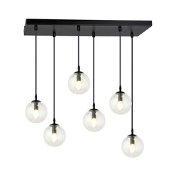 Lampa wisząca Emibig COSMO 6 BL TRANSPARENT 711/6