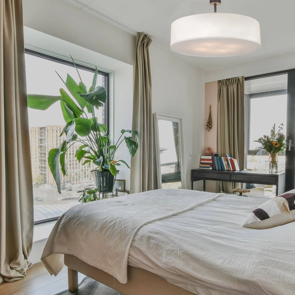 Nowoczesna lampa sufitowa 60cm biała RONDO 4242 4242