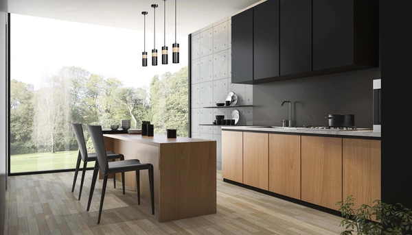 Lampa wisząca Emibig AKARI 1 Czarny 732/1