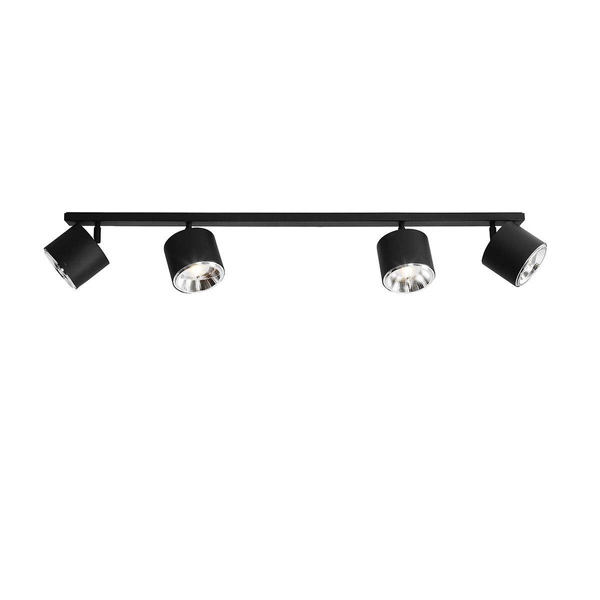Aldex Lampa sufitowa BOT 2x2, 1047PL_L1, czarna, 4x35W GU10