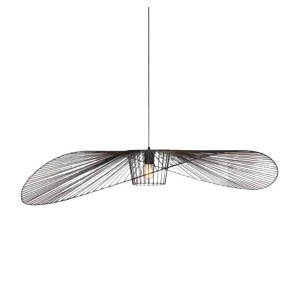 Stylowa lampa wisząca Kapelusz KP-21 MINI szer. 70 cm | czarny