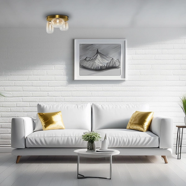 Lampa sufitowa VASO AMBER 12W