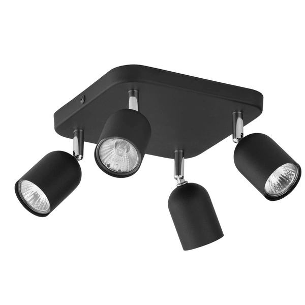 Lampa sufitowa TOP 4418 4xGU10 czarna 4418