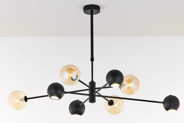 Nowoczesny Żyrandol MOKA wys. 47-69cm 4xG9 4xGU10
14W IP20 | Czarny