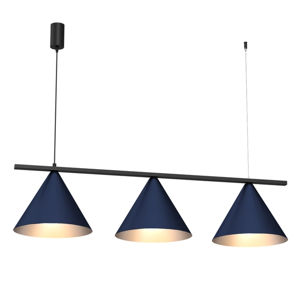 Lampa wisząca CAPITAL BLACK/NAVY BLUE 3XGX53