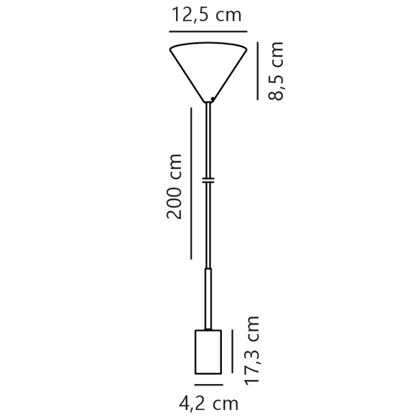 PACO E27 40W Metal | Czarny
