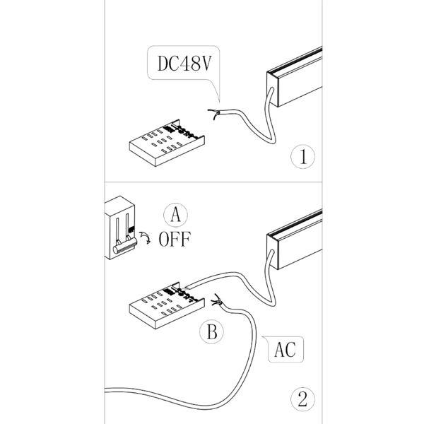 Zasilanie końcowe 48V LV MultiLine 897812 | czarny