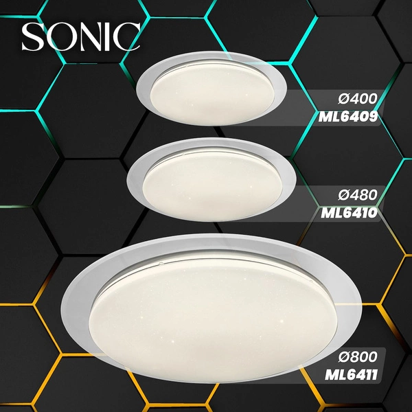 Plafon SONIC 35W LED Ø450 mm