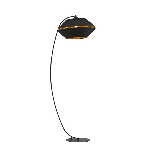 Lampa podłogowa Emibig PIANO LP Czarny/GOLD 1183/LP