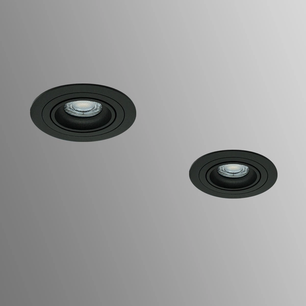 Oprawa wpuszczana oczko sufitowe CROSTI MODI RO czarny śr. 9,2cm