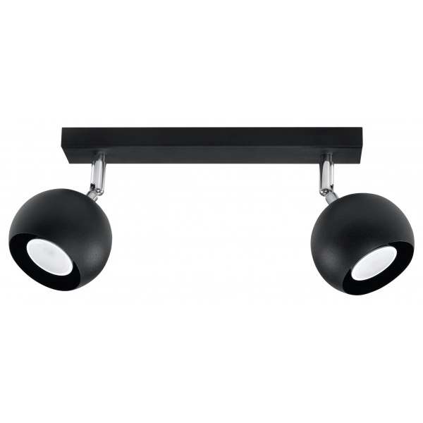 Nowoczesna lampa sufitowa OCULARE 2 SL.0444 Czarna 2xGU10