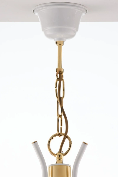 Klasyczny Żyrandol SAMBA wys. 83cm 3xE27 15W IP20 | biały