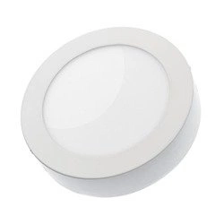 ALGINE ECO LED ROUND 230V 12W IP20 CW SUFITOWE BIAŁA RAMKA NATYNKOWA &